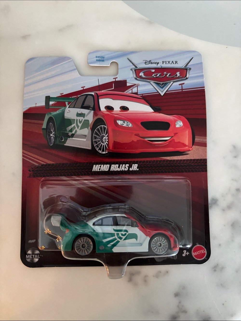 Disney Pixar Cars 'Memo Rojas Jr.' Die-Cast Race Car - Green/Red/White